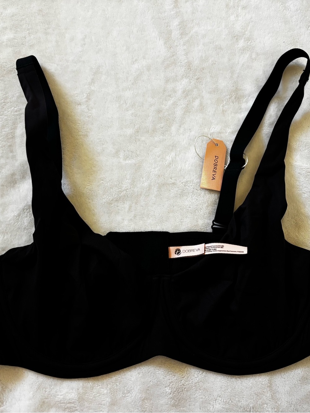 Dobreva Black Underwire Bra — Supportive Everyday Comfort